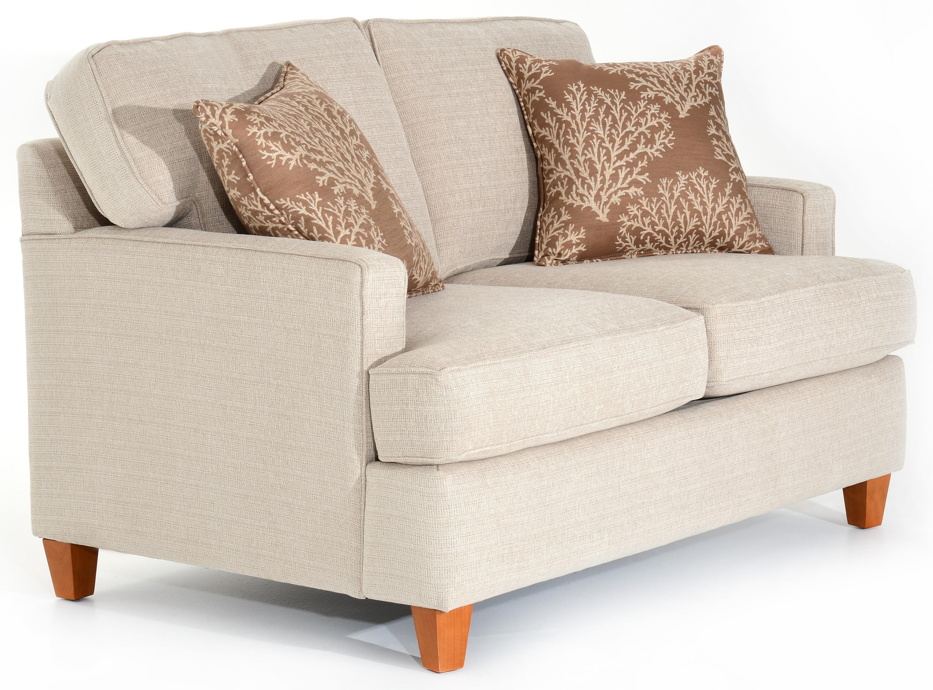 Capris Furniture 162 L162 Contemporary Loveseat | Baer's Furniture